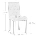 Kitchen Dining Chairs Armless Room Chair Accent Solid Wood Modern Style