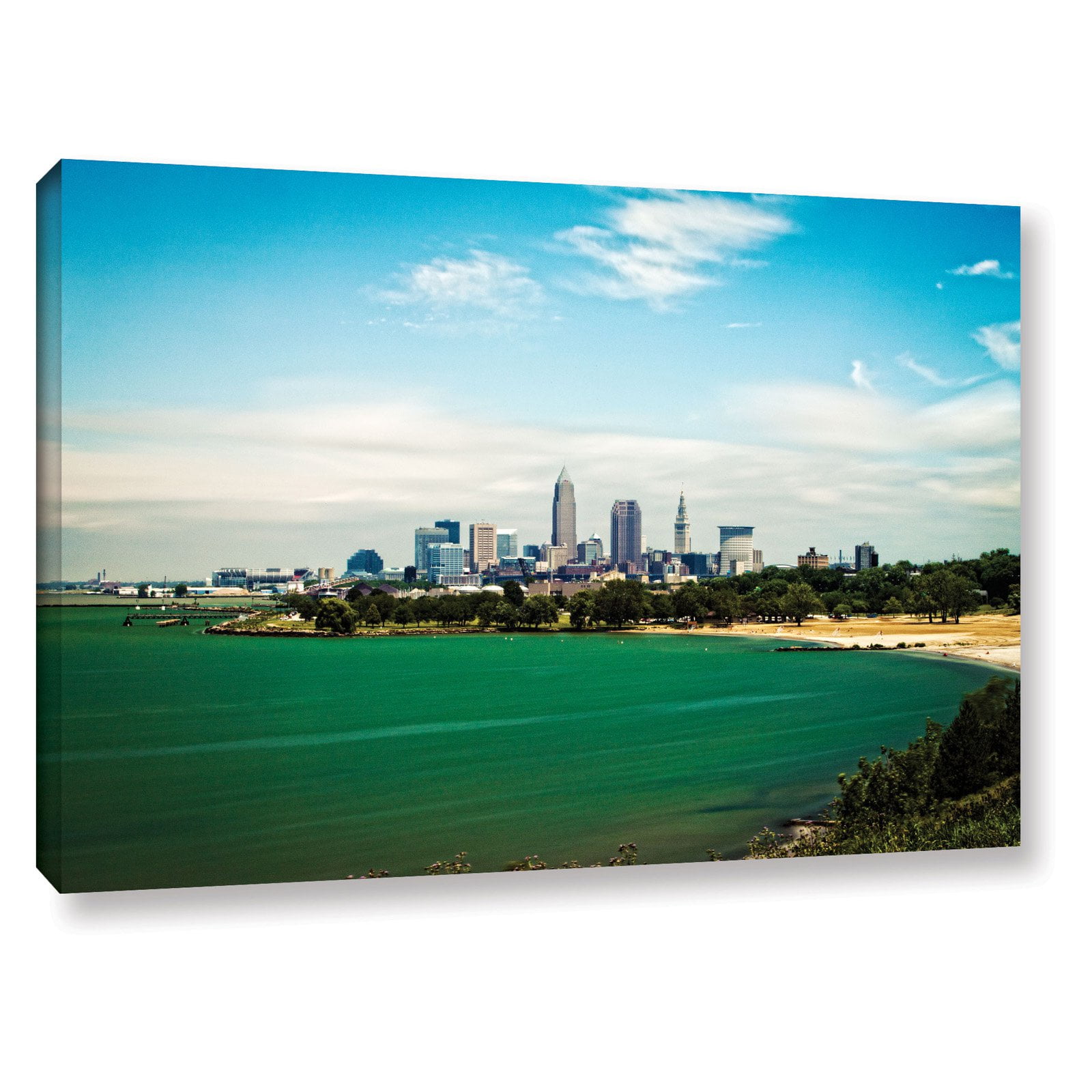 Cody York "Cleveland 22" Floater-Framed Gallery-Wrapped Canvas