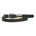 thumbnail image 1 of Women's 3/4" (19mm) Skinny Solid Leather Dress Belt, 1 of 3