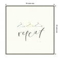 thumbnail image 4 of Amanti Art Wash Dry Fold Repeat IV Framed Canvas Wall Art Print, 4 of 8