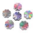 thumbnail image 4 of Washable Ink Pad, Petal Shape 6 Pcs Ink  Pad Strong Coverage DIY Rubber 8 Metal Colors  For Dogs, 4 of 8