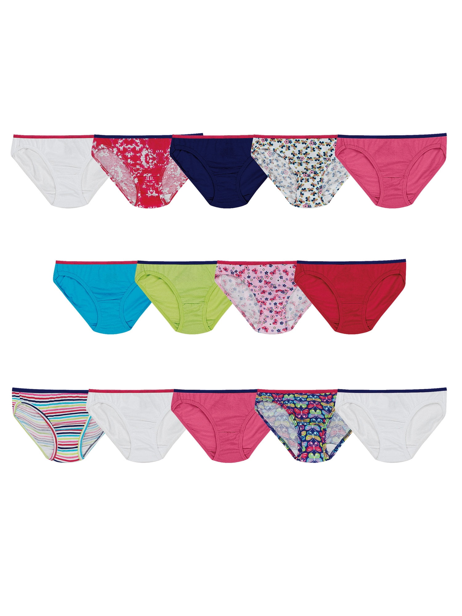 Hanes Girls Big Girls Bikini 10-Pack