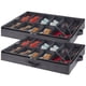 thumbnail image 1 of Juego de 2 Organizadores de Almacenamiento para Zapatos Debajo de la Cama, Caja Plegable de Tela para Zapatos con Cubierta Transparente, Bolsa de Almacenamiento con Ventana Transparente, 1 of 7