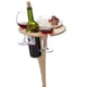 thumbnail image 1 of Mesa De Vino Plegable Portátil Mesa De Picnic De Madera Soporte De Vino Al Aire Libre Para Jardín Playa Camping seitruly HA035445-00, 1 of 6