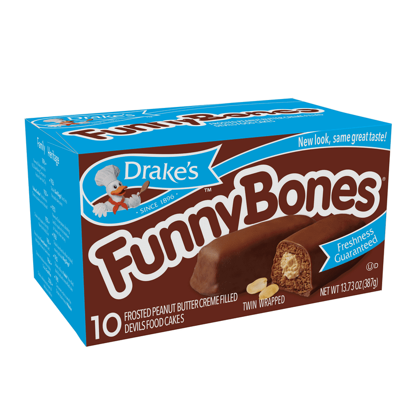 Cakes, Drake's Family Pack FUNNY BONES ®