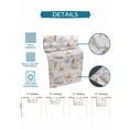 thumbnail image 6 of Nautical Vintage Sea Creatures Table Runner 13x90in Non-Slip Cotton Linen Table Runners, Ocean Shells Starfish Dresser Scarves TableRunner for Dinner Kitchen Dining Wedding Party, 6 of 9