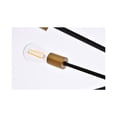 thumbnail image 6 of Lucca 23 inch pendant in black and brass, 6 of 8