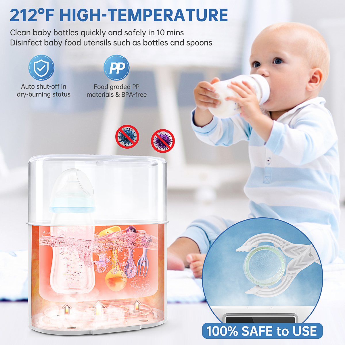 GPED 12-in-1 Dual Bottle Warmer photo 6