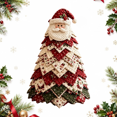 thumbnail image 2 of DIY Quilted Christmas Tree Kit - 3D Fabric Patchwork Christmas Tree Craft Set, Handmade Tabletop Holiday Decoration, Christmas Holiday Creative DIY Gift for Adults Beginners and Craft Lovers, 2 of 5