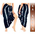 thumbnail image 2 of HAPPY BAY Women's Beachwear Summer Bikini Wraps Beach Wrap Sarong Coverups Skirt Swimsuit Swimwear Bathing Suit Swim Cover ups for Womens One Size Navy, Stripes, 2 of 4