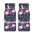 thumbnail image 1 of LAKIMCT Fly Flamingo Bird Car Mats, Neoprene Front Rear Floor Mats for Cars, Waterproof Anti-Slip Car Floor Mats Full Set, Universal(4 Pcs), 1 of 6