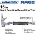 thumbnail image 5 of Home Outdoor Multi-function Hammer Nail Maker Crow Bar Fire Breaking Tool Demolition Tool, 5 of 5