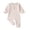 White, variant on Baby Boy Girl Romper Henley Long Sleeve Onesies Bottom Snap Outfits 0-18 Months (Yellow,0-3 Months)