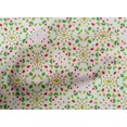 thumbnail image 4 of oneOone Cotton Cambric Green Fabric Dot & Quatrefoil Geometric Diy Clothing Quilting Fabric Print Fabric By Yard 56 Inch Wide, 4 of 4