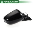 thumbnail image 3 of Reemplazo del espejo lateral derecho Unique Bargains para Honda Fit, plegable manual, negro brillante, 3 of 7