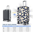 thumbnail image 5 of Haiem Daisy Floral Luggage Cover Printed Suitcase Covers for Luggage Elastic Washable Suitcase Protector Fits 18-32 Inch Luggage-Medium, 5 of 8