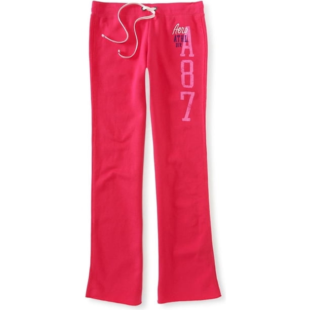 Aeropostale Womens Classic Comfy Fit Casual Sweatpants, Pink, Medium Aeropostale Pantalones deportivos