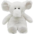 thumbnail image 1 of Push Animal Warmies White Elephant, apto para microondas con lavanda, 1 of 1