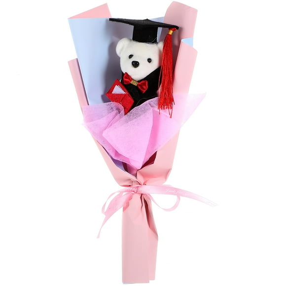 KAKOWELY Ramo de graduación, decoración, ramo de regalo de oso de graduación para fiesta festiva