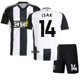 thumbnail image 1 of Newcastle United Hemmafotbollströja Barn 2024-2025 Nr 14 Isak (tröja+shorts), 1 of 2