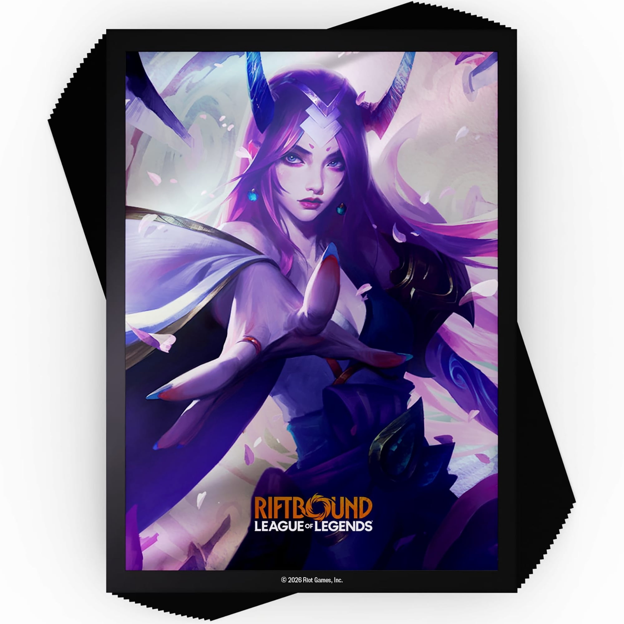 jinx card sleeves Riftbound League of Legends TCG: Origins Art size paper playmat Jinx | Arcane Card Sleeves