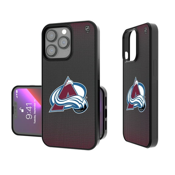 Colorado Avalanche Linen Logo iPhone Bump Case