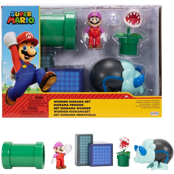 Super Mario - 2.5" Wonder Diorama Set