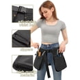 thumbnail image 3 of Dog Trainer Treat Pouch with Detachable Pockets, Hand Free Waist Belt Clip, Dog Handler Training Tools Storage Waist Pockets for Men and Women, also Used to Gardening Work, Hairstylist (Black), 3 of 5