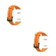 thumbnail image 1 of Injueey Correa de reloj Correa de silicona de repuesto a prueba de agua multicolor con correa de reloj a presión Buena elasticidad naranja Naranja 2Conjunto, 1 of 6