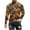 Orange, variant on Dagegui Mens Crewneck Pullover Tops Camo Long Sleeve T Shirts Fashion Camouflage Printed Tees Lightweight Outdoor Active Shirts Green,XXXL