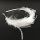thumbnail image 2 of Venda Fascinator Sunnimix Blanca Novia Pluma Tocado Pelo, 2 of 7