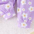 thumbnail image 7 of Baby Girl Newborn Going Home Outfit Long Sleeve Letter hi I'm new here Print Ruffle Romper+ Floral Pants + Cute Headband Sets for Fall Winter 0 3 6 Months, 7 of 7