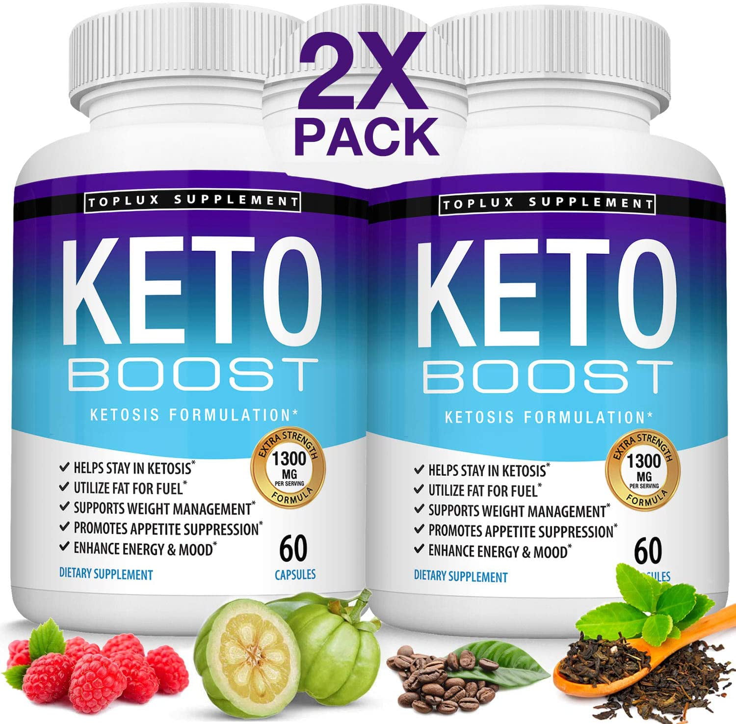 Premium Keto Boost 1300 Diet Pills Ketosis Supplement Natural Exogenous Keto Formula Support 