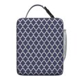 thumbnail image 5 of Abstract Plaid Insulated Lunch Box Men Reusable Lunch Bag Water-Resistant Lunch Tote Portable Bag Work Beach, 5 of 5