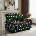 thumbnail image 2 of Yuyamidu Christmas Lights Recliner Loveseat Covers Stretch Reclining Sofa Covers with Elastic Edge Breathable Recliner Loveseat Slipcover Gift for Friends, 2 of 8