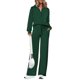 thumbnail image 1 of Sudaderas Outfit PRETTYGARDEN para mujer 2025, color verde oscuro, 1 of 8
