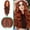 E, variant on European Women's High Temperature Silk Large Long Curly Hair Wig with Headband