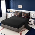 thumbnail image 3 of Erosebridal American Rugby Helmet Kids 7 Pieces Bedding Comforter Set,Football Ball Games Full Bedding Set For Sport Gamer Lover,Reversible black, 3 of 7
