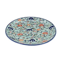 Blue Rose Polish Pottery Desert Oasis Dinner Plate