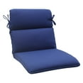 thumbnail image 2 of Pillow Perfect 507026 Forsyth Turquoise Rounded Corners Chair Cushion, 2 of 2