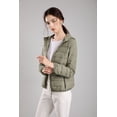 thumbnail image 1 of Vestes Légères à Capuche pour Femmes Confortables à Porter (Vert Clair, S), 1 of 5