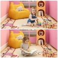 thumbnail image 5 of Low Loft Bed Twin Size with 5 Storage Drawers, Bookcase, LED Lights and Stuffed Animal Organizer, Metal Loft Bed with 13" H Safety Guardrail, Inclined Ladder and Under-Bed Play Space, Pink, 5 of 8