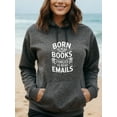 thumbnail image 3 of Literature Hoodie for Men Women, Book Lover Pullover Hooded Sweatshirt, Cozy Cotton Poly Blend, Casual Reading Outfit, 3 of 5