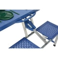 Portable Folding Picnic Table with 4 Seats by Trademark Innovations