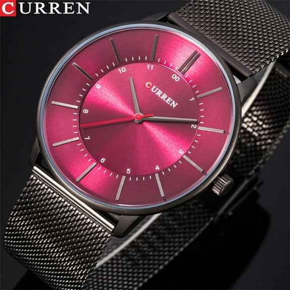 Curren 8303 New Couple Watches Waterproof Thin Quartz Watch Fashion Gift Watch