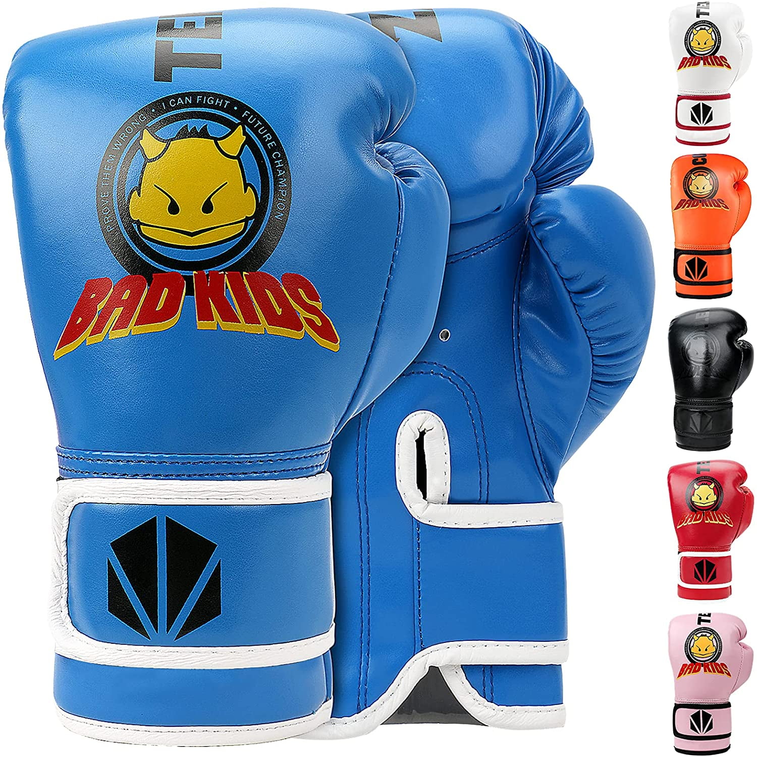 Lions Kids Boxing Gloves 4oz 6oz 8oz Sparring Martial Arts Punch Bag Training Mitts