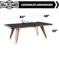 thumbnail image 4 of Hall of Games Midcentury 40mm Thick Indoor Tennis Table, 4 of 7
