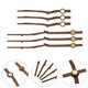 thumbnail image 3 of 5 Sets DIY Quartz Repair Movement Clock Mechanism Parts Home Clock Pointer, 3 of 5
