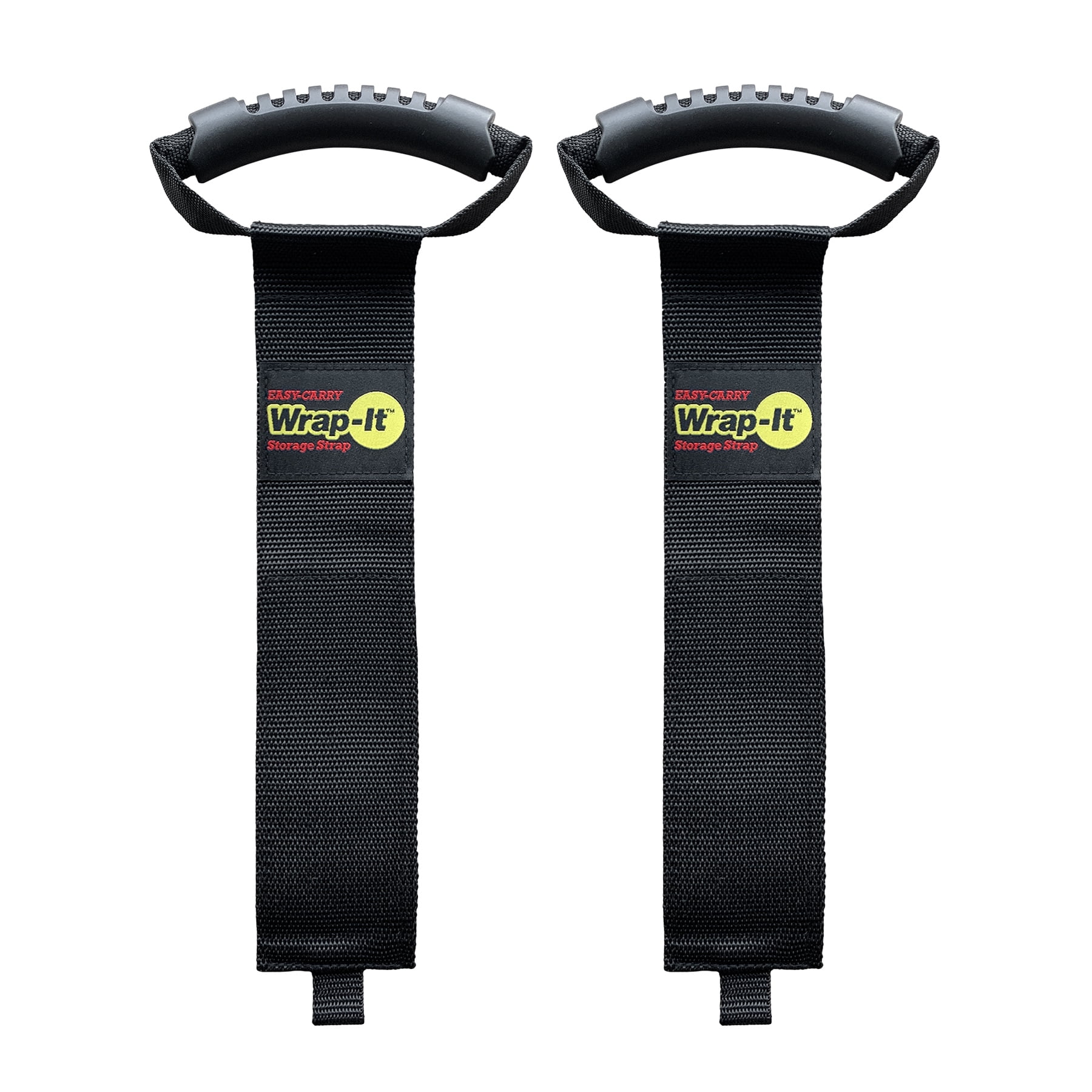WrapIt Storage EasyCarry Straps 28” (2Pack) HeavyDuty Hook and Loop Cord Carrying Strap