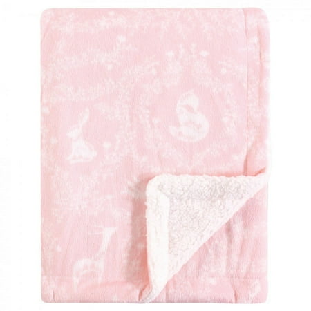 UPC: 0660168950533 | Yoga Sprout Unisex Baby Mink and Faux Shearling Plush Blanket  Lace Garden  One Size